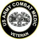 ARMY COMBAT MEDIC VETERAN BUMPER DECAL STICKER USA MADE