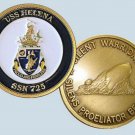 NAVY USS HELENA SSN-725  SUBMARINE  CHALLENGE COIN MADE IN USA SILENT WARRIORS