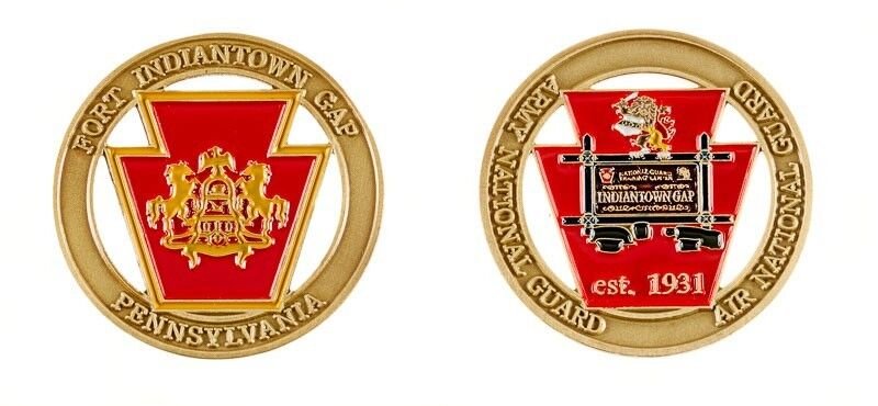 ARMY NATIONAL GUARD  FORT INDIANTOWN GAP ANG CHALLENGE COIN