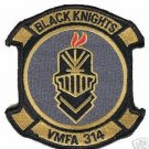 USMC VMFA-314 BLACK KNIGHTS MARINE CORPS HOOK LOOP EMBROIDERED PATCH