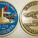 USS AUGUSTA SSN-710 NAVY SUBMARINE FORCE CHALLENGE COIN