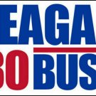 5" REAGAN BUSH '80  CAR BUMPER  STICKER DECAL USA MADE VINTAGE LOOK