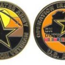 ARMY IRAQI FREEDOM ON DUTY VETERAN CHALLENGE COIN