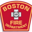 4" boston fire department bumper sticker decal made in usa