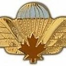 CANADIAN PARATROOPER MAPLE LEAF WING  BIG  2 1/2"  PIN