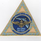 4.25" USN NAVY TOPGUN NAS JACKSONVILLE BASE TRIANGLE MILITARY EMBROIDERED PATCH
