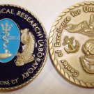 NAVY NAVAL SUBMARINE MEDICAL RESEARCH GROTON BIOMEDICAL  MILITARY CHALLENGE COIN
