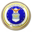 AIR FORCE  3.5  INCH MILITARY  MEDALLION EMBLEM
