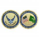 AIR FORCE  SAUDI ARABIA ESKAN VILLAGE 1.75" CHALLENGE COIN