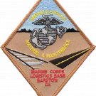 4.5" USMC MARINE CORPS MCLB BARSTOW CALIFORNIA LOGISTICS BASE EMBROIDERED PATCH