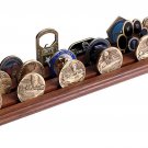 28 CHALLENGE COIN WALNUT DISPLAY STAND MADE IN USA