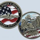 NAVY SUBMARINE FORCE STEEL BOATS  IRON MEN SILENT SERVICE  CHALLENGE COIN