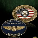 UNITED STATES NAVY AIRCREW 2" CHALLENGE COIN
