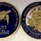 NAVY TRUSTY SHELLBACK  ORDER OF THE DEEP TURTLE  CHALLENGE COIN