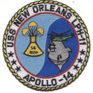 4.25" NAVY USS LPH-11 NEW ORLEANS EMBROIDERED PATCH