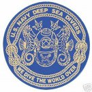 NAVY DEEP SEA DIVERS ALL OVER THE WORLD WINDOW 5.5" STICKER DECAL