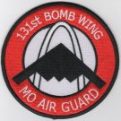 3.9" USAF AIR FORCE 131ST BOMB WING MO AIR RED GUARD EMBROIDERED JACKET PATCH