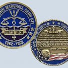 NAVY USS JOHN MARSHALL SSBN-611  SUBMARINE USA MADE  CHALLENGE COIN