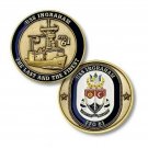 NAVY USS INGRAHAM FFG-61 THE LAST AND THE FINEST 1.75" CHALLENGE COIN