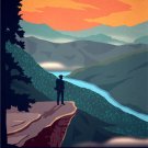 4" the great smokey mountains national park car sticker decal usa made