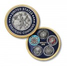 OFFUTT AIR FORCE BASE USSTRATCOM STRATEGIC COMMAND 1.75" CHALLENGE COIN