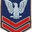 USN NAVY E- 5 PO2 RANK COLOR PIN
