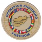 COALITION FLAGS ENDURING FREEDOM AFGHANISTAN OEF PATCH
