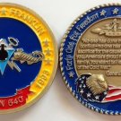 NAVY USS BENJAMIN FRANKLIN SSBN-640  SUBMARINE DETERRENT PATROL CHALLENGE COIN