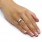 ALEXANDRITE ANTIQUED BUTTERFLY SCROLL STERLING SILVER RING SIZE 5 6 7 8 9 10