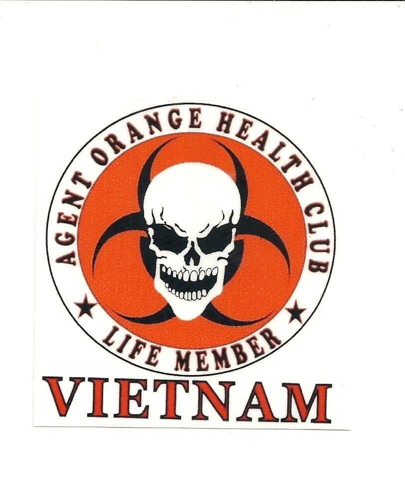 VIETNAM LIFE MEMBER AGENT ORANGE HEALTH CLUB MILITARY DECAL STICKER