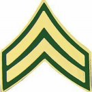 ARMY E-4 CORPORAL  MILITARY RANK LAPEL HAT PIN