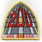 TOP GUN USS RANGER DOUBLE CENTURION ICEMAN FLIGHT SUIT SLEEVE EMBROIDERED PATCH