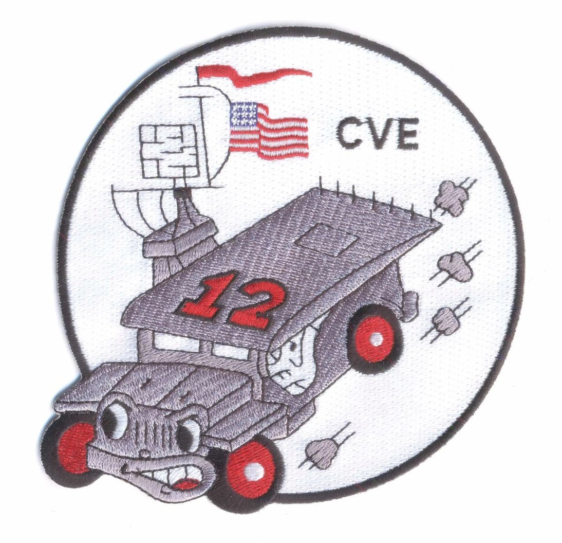 5" NAVY USS COPAHEE CVE-12 EMBROIDERED PATCH