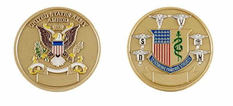 ARMY AMEDD OFFICER BRANCH CHALLENGE COIN