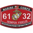 4.5" Marine Corps MOS 6132 HELO/Tiltrotor Dynamic Components Mechanic Patch