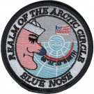 NAVY BLUE NOSE POLAR BEAR REALM OF THE ARCTIC CIRCLE EMBROIDERED 4.5"  PATCH