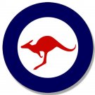 4" round Australian australia kangaroo car bumper sticker decal