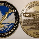 NAVY USS SCAMP  SS-277  LOST SUBMARINE CHALLENGE COIN