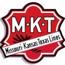 4" mkt missouri kansas texas railroad logo seal sticker decal