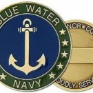 BLUE WATER USN NAVY  CHALLENGE COIN