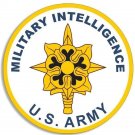 4" ARMY MILITARY INTELLIGENCE HELMET BUMPER EMBLEM DECAL STICKER MADE IN USA
