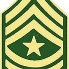 ARMY E-9 SERGEANT MAJOR MILITARY RANK LAPEL HAT  PIN