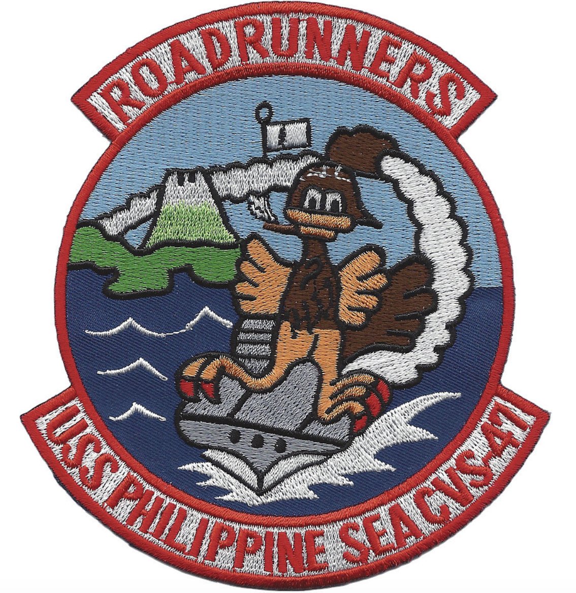 5" NAVY USS PHILLIPPINE SEA CVS-47 EMBROIDERED PATCH