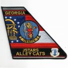 4" USAF AIR FORCE 128 ACCS GEORGIA ALLEY CATS JSTARS TAILFIN EMBROIDERED PATCH