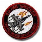 USN NAVY VAQ-132 EA-18G SHOCKER BULLET SCORPIONS GROWLER ROUND EMBROIDERED PATCH
