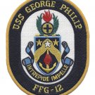5" NAVY USS FFG-12 GEORGE PHILLIP EMBROIDERED PATCH