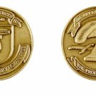 ARMY RHODE ISLAND SPECIAL FORCES GROUP AIRBORNE BRONZE CHALLENGE COIN