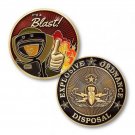EOD IT'S A BLAST EXPLOSIVE ORDNANCE DISPOSAL BOMB 1.75" CHALLENGE COIN