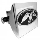 DUCK COMMANDER CHROME OVAL SHINY DECAL PLASTIC USA MADE TRAILER HITCH COVER