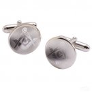 FREEMASON MASONIC MASON SILVER MADE IN USA CUFF LINK CUFFLINKS